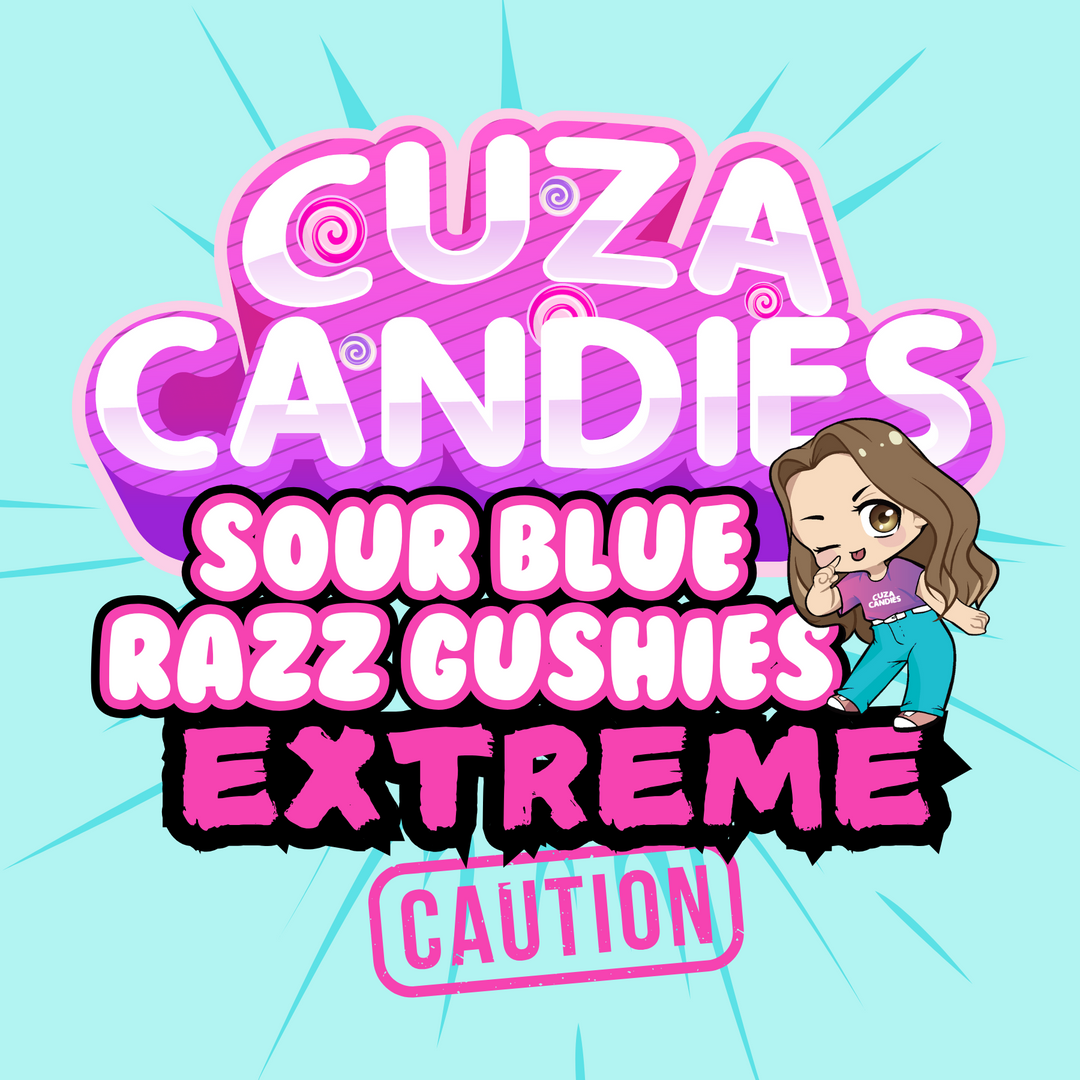 EXTREME Sour Blue Razz Gushies